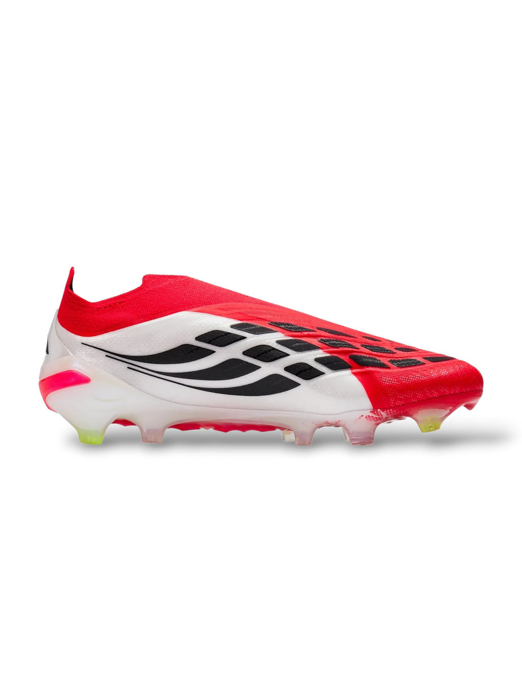 Adidas Predator Elite Laceless FG GS 'Lucid Red Core Black Cloud White'