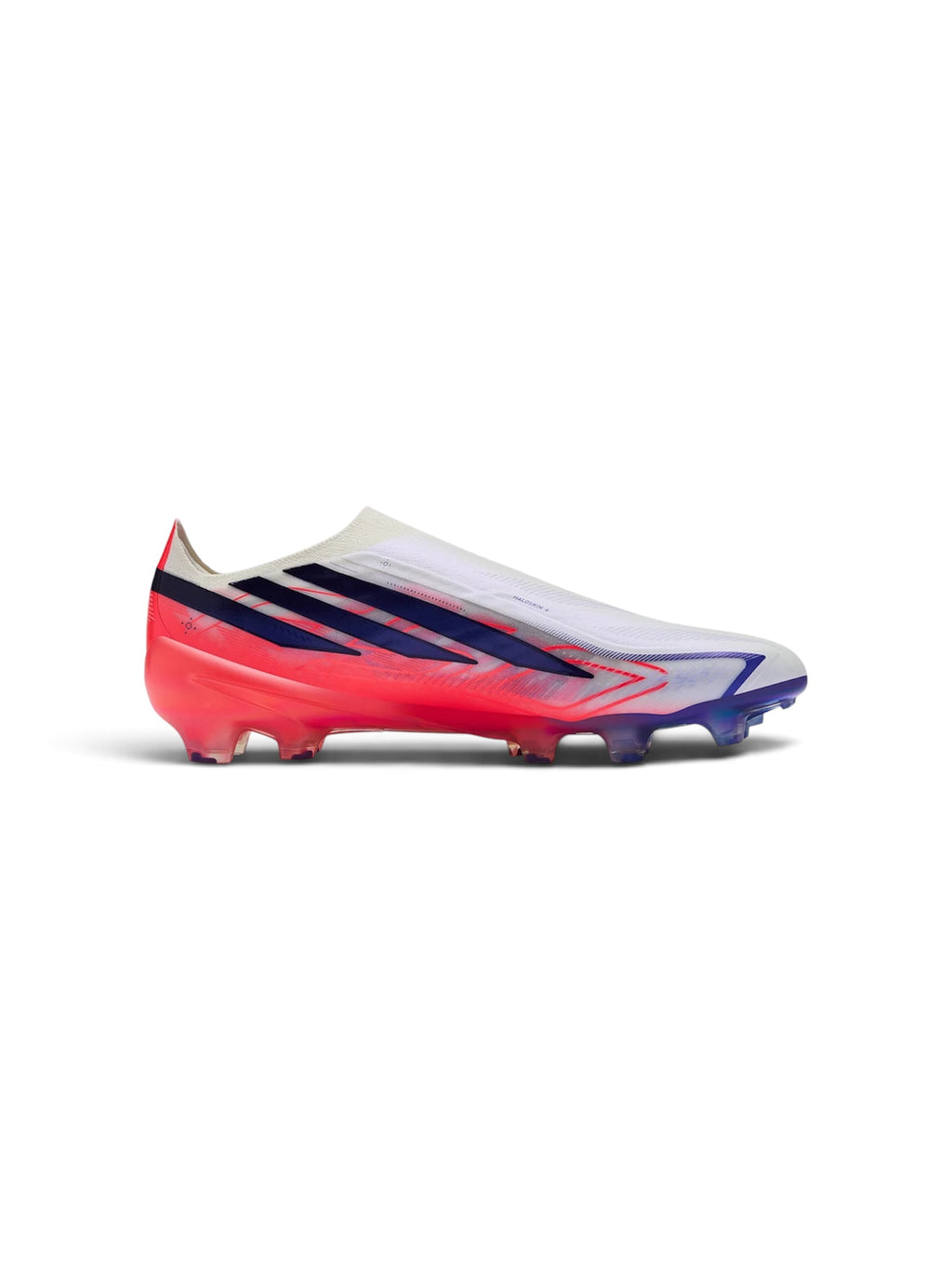 Adidas F50 Hyperfast Elite Laceless FG 'Cloud White Solar Purple‘L